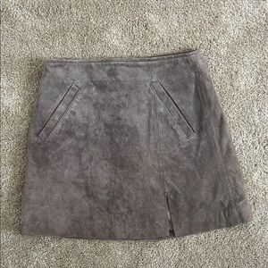 Blanknyc brown suede skirt size 24